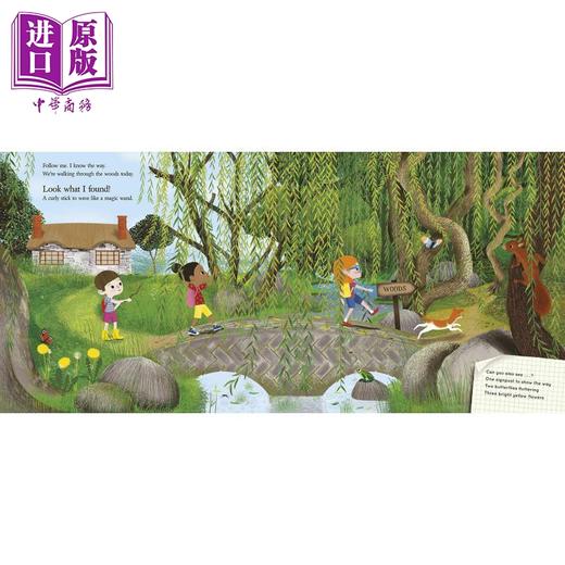 【中商原版】Moira Butterfield What I Found in the Woods 森林里的大发现 英文原版进口 儿童绘本 自然动植物科普 知识图画书 商品图2