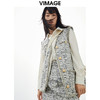 VIMAGE/纬漫纪春季新款时尚百搭马甲外套V1703314 商品缩略图2
