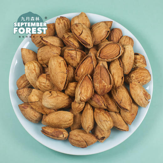 九月森林手剥巴旦木新货扁桃仁孕妇干果零食500g罐装 商品图2