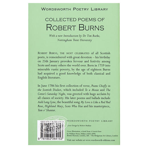 【中商原版】[英文原版]The Collected Poems of Robert Burns罗伯特彭斯诗集 商品图1