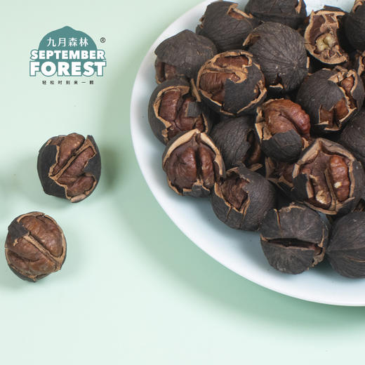九月森林水煮山核桃460g罐装辣香味特好剥坚果大果仁新货 商品图1