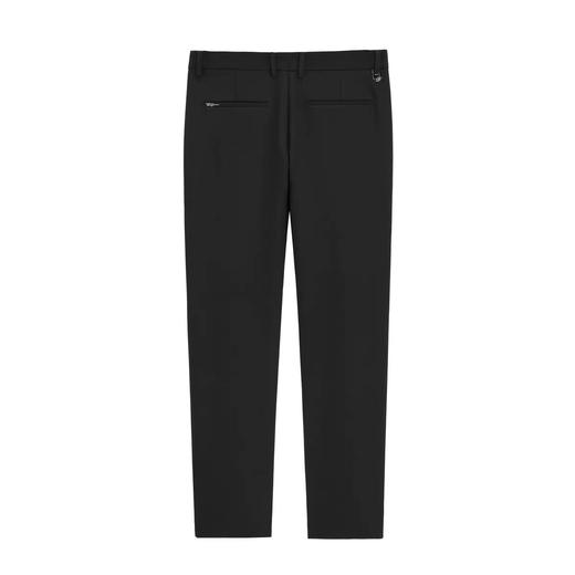 太平鸟男装2021年冬季新款黑色商务休闲裤B1GBB4451 商品图1