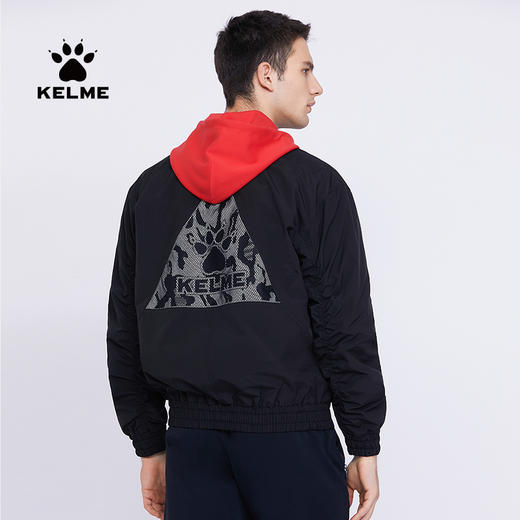 卡尔美休闲外套男春款五福临门运动夹克棒球领时尚潮流 商品图5