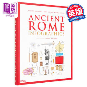 【中商原版】Ancient Rome: Infographics 进口艺术 古罗马的信息图解 T&H