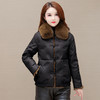 QYM-YJY-21MT68-L新款时尚优雅气质翻领长袖短款保暖羽绒服外套 商品缩略图3