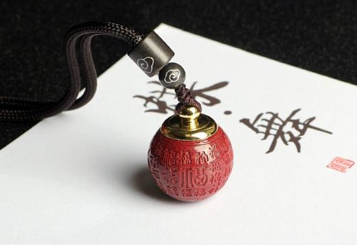 紫金砂圆珠吊坠（含朱砂粉） 商品图3