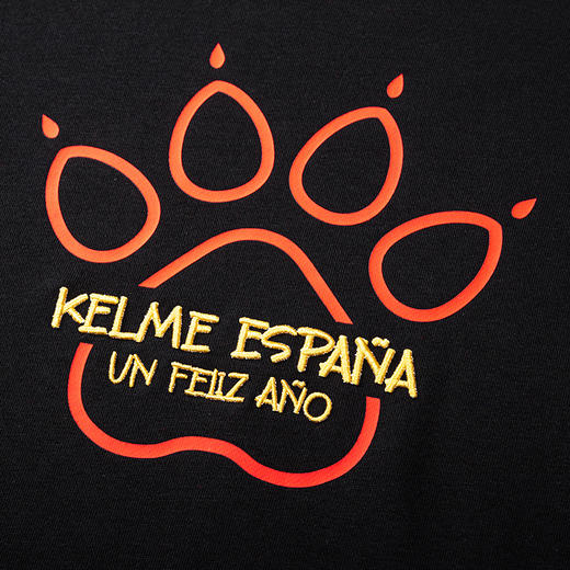 卡尔美卫衣男五福临门新年情侣圆领新年运动套头衫 商品图6