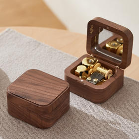 初心| 木质音乐盒黑胡桃木枫木