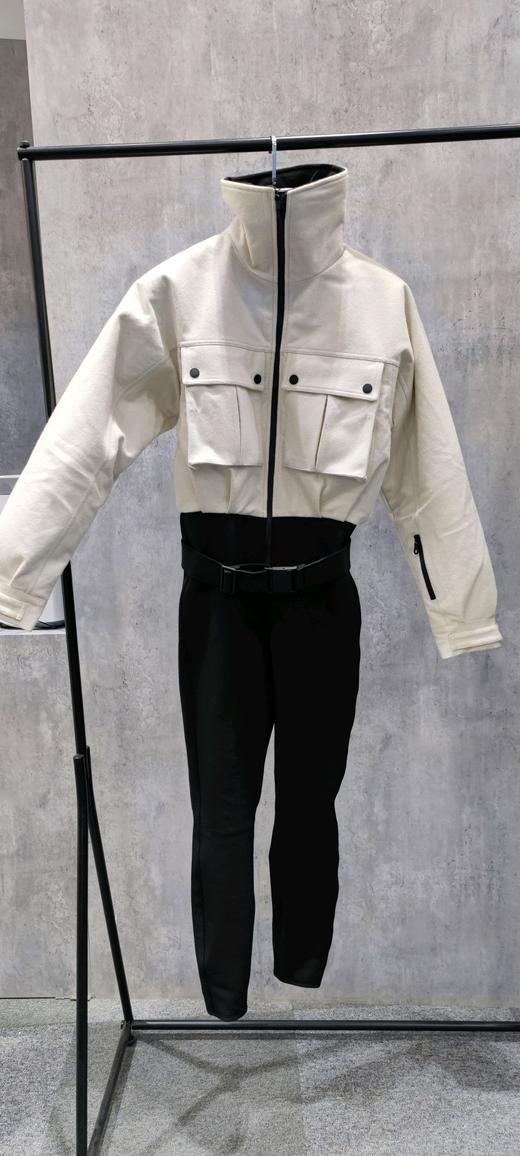 Cordova - Telluride Ski Suit - Natural/Onyx 女装 连体滑雪服 黑白色 商品图0