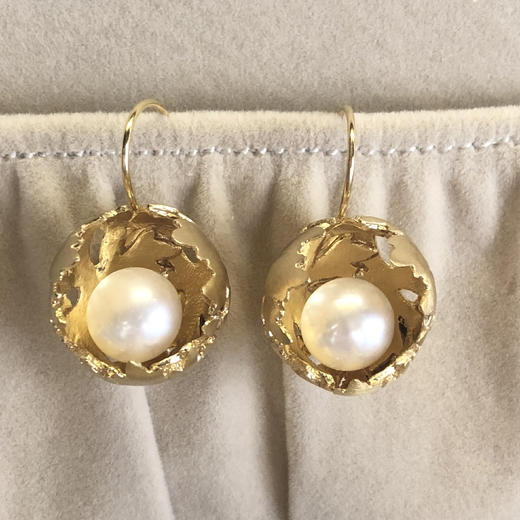 北京仓｜Bruno da Rohca-Life Floral-Gold Floral 耳环［葡萄牙 设计师］ 商品图5