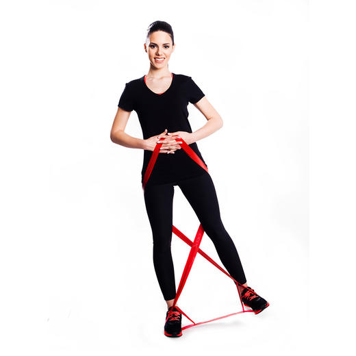 美国Thera-Band赛乐无乳胶CLX弹力带9环瑜伽训练带健身康复阻力带 商品图3