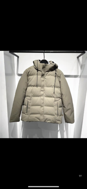 BYACB4306太平鸟男装羽绒服2021冬季新款宽松外套青年加厚连帽潮