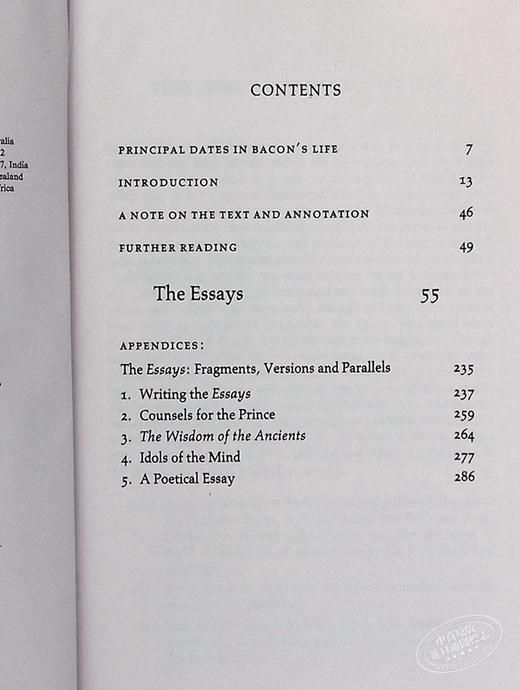 【中商原版】培根随笔 英文原版 经典文学书籍 The Essays (Classics) Francis Bacon 商品图4