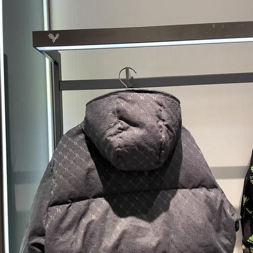 B1ACB4314鸟家男装2021冬季新款黑色百搭时尚宽松连帽保暖羽绒服 商品图3