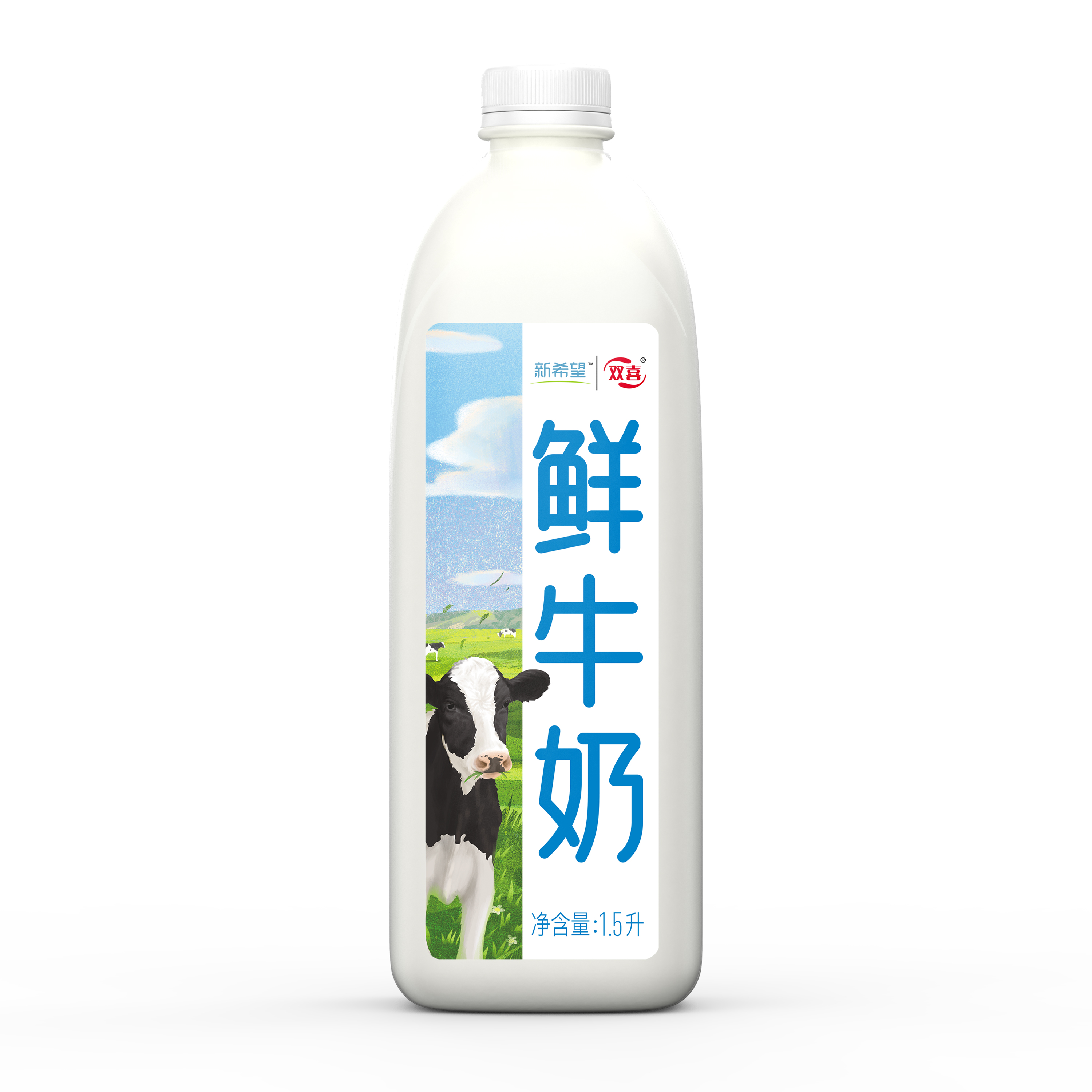 新希望(双喜)桶装鲜牛奶1.5L（苏州大市范围可取货）
