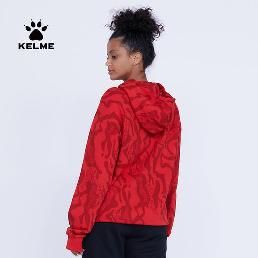 卡尔美卫衣五福临门新年连帽宽松情侣新年运动上衣 商品图6