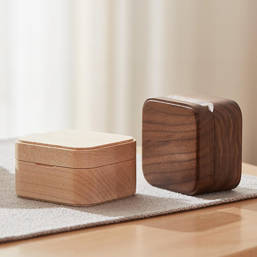 初心| 木质音乐盒黑胡桃木枫木 商品图2