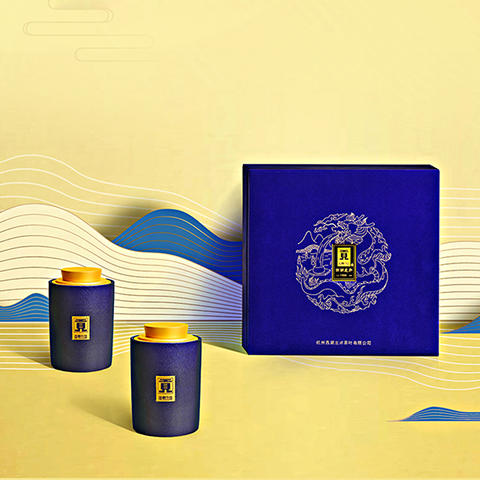 西湖龙井】贡牌】明前AAA级西湖龙井紫韵礼盒 商品图1