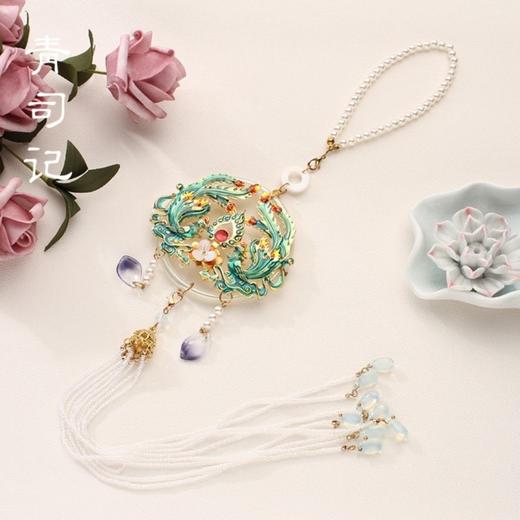 汉服装饰禁步压襟腰饰唐装饰品古风吊坠旗袍古风佩饰腰佩长流苏 商品图2