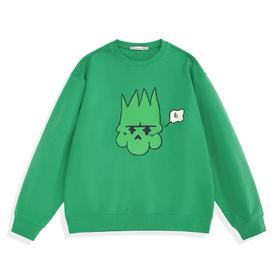 太平鸟男装  2021年冬季新款圆领套头卫衣B2BFB4379