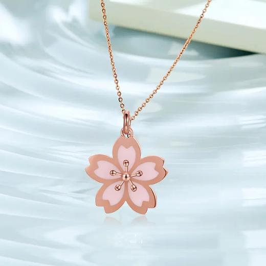 千叶珠宝 樱花之恋3 18K金坠丨不含链39900025624 商品图2