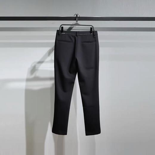 太平鸟男装2021冬装新款时尚蓝色修身字母刺绣休闲长裤B1GBB4335 商品图1