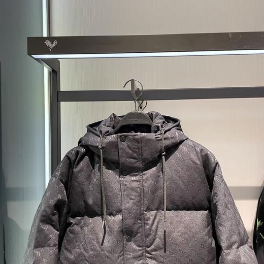 B1ACB4314鸟家男装2021冬季新款黑色百搭时尚宽松连帽保暖羽绒服 商品图2