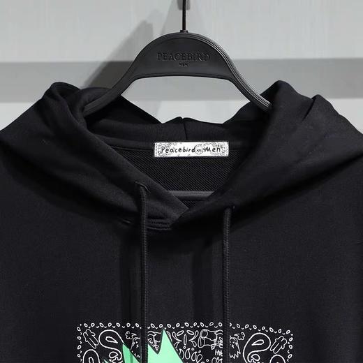 PEACEBIRD太平鸟男装2021冬新款休闲毛套衫B2BFB4381 商品图2