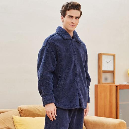 3楼 美标男士双面舒棉绒家居服55138 商品图4