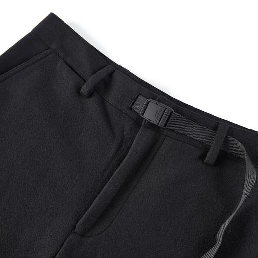 太平鸟男装  黑色潮流韩版修身休闲裤男B1GBB4458 商品图2