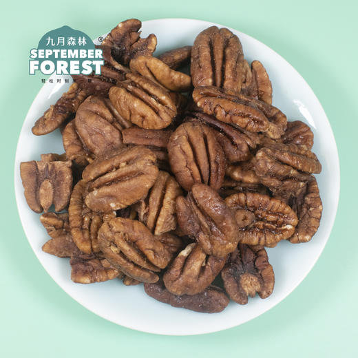九月森林2021新货碧根果仁150g*2儿童孕妇坚果罐装 商品图0