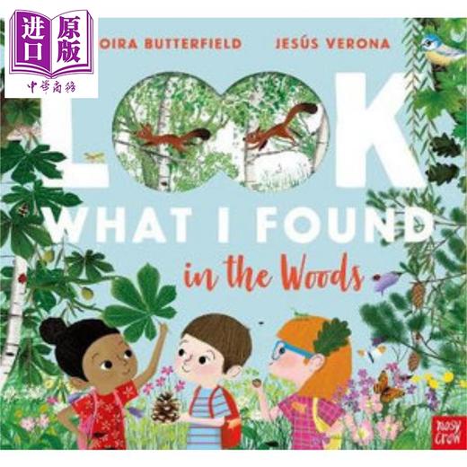 【中商原版】Moira Butterfield What I Found in the Woods 森林里的大发现 英文原版进口 儿童绘本 自然动植物科普 知识图画书 商品图1