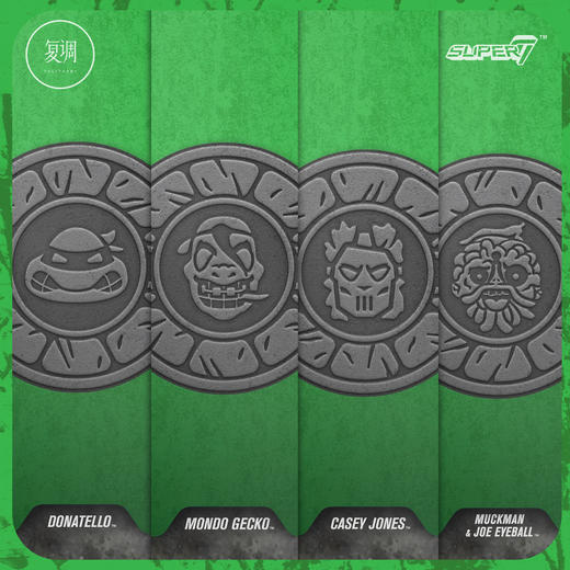 现货 Super7 忍者神龟 终极系列4 多纳泰罗 凯西琼斯 垃圾怪 蜥蜴 TMNT 商品图7