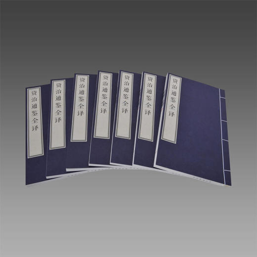 预售 资治通鉴全译 1-30函 套装共211册 司马光 著 文白对照 手工宣纸 双色印刷 布面函套 典藏全译本 商品图1