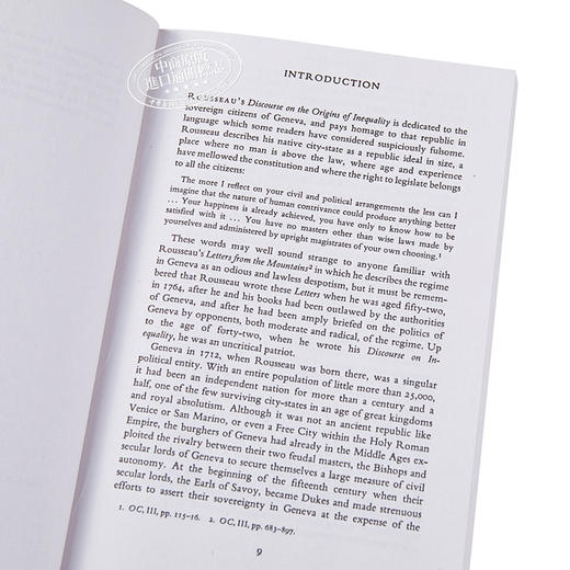 【中商原版】卢梭：论人类不平等的起源和基础 英文原版 Discourse on Inequality 商品图3