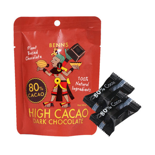 马来西亚贝纳丝至醇黑巧克力40g 80%/无糖99.9% 醇厚浓香 层层口感 045203/045204 商品图1