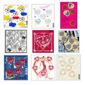 法国情人节心形邮票！含爱马仕绝版邮票！