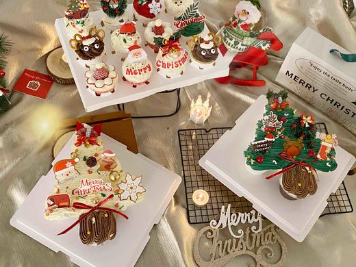 甜蜜奶油圣诞树，7粒杯子组合，装饰随机搭配 商品图1