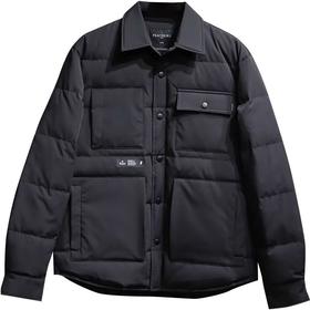 太平鸟男装2021冬正品新款翻领保暖羽绒服外套BYACB4205