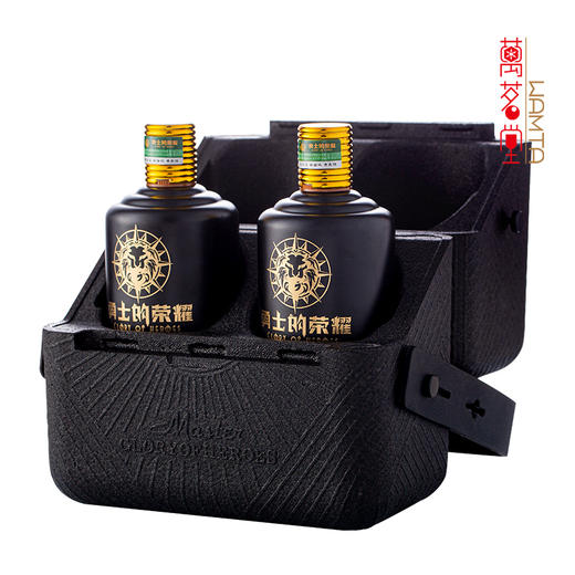 53度勇士的荣耀大师酒 酱香型白酒 整箱 500ml*2 整盒装 升级版 商品图0