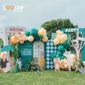 可爱风森系小动物主题布置