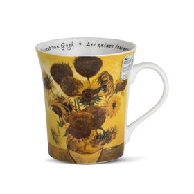 德国原产Könitz陶瓷水杯茶杯马克杯 梵高之花