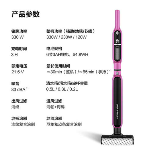 莱克吉米PW501轻便三合一全屋吸尘/洗地一体机 商品图4