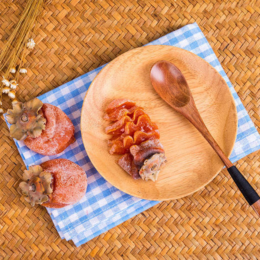 陕西富平吊柿饼 │ 山人优选，自然晾晒，匠心之作，经过十二道工序制作，软糯香甜，唇齿留香 商品图6