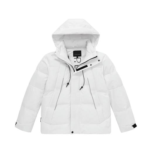 太平鸟男装 宽松时尚白色保暖抗寒羽绒服男BYACB4405 商品图0