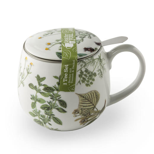 德国原产Könitz陶瓷杯茶杯水杯 茶伴系列绿草420ml 商品图0