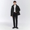 太平鸟男装 冬季外套男黑色连帽羽绒服男BYACB4305 商品缩略图2