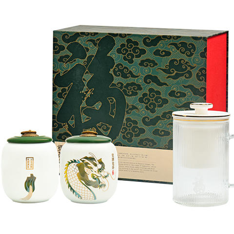 西湖龙井】贡牌】明前特级级龙井贡茶送福礼盒 商品图2