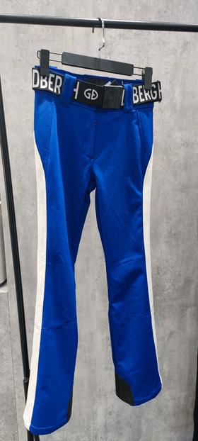 Goldbergh - Runner, Ladies Knitted Ski Pant - Blue - 女装 - 滑雪裤 - 蓝色