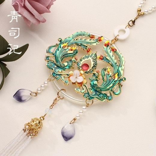 汉服装饰禁步压襟腰饰唐装饰品古风吊坠旗袍古风佩饰腰佩长流苏 商品图6